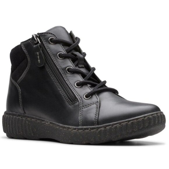 Clarks Womens Caroline Park Flat Heel Chelsea Boots - Picture 1 of 3